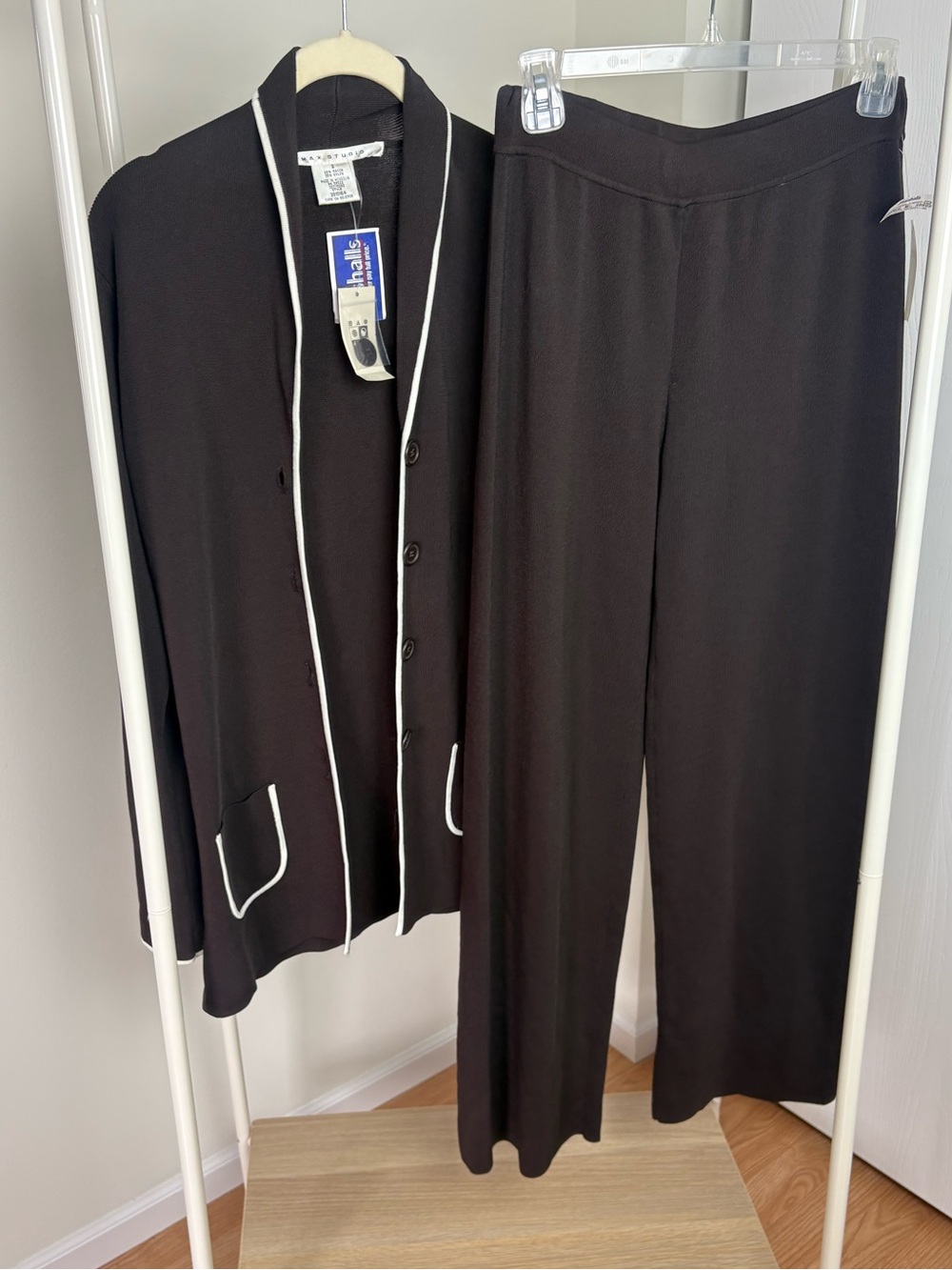 Vintage Max Studio Two Piece Set in Chocolate Brown | NWT